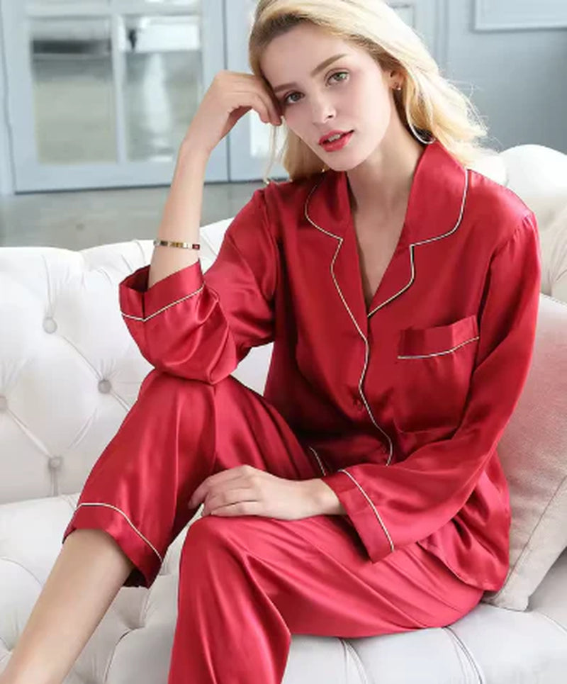 Ellese & Co. Silken Dreams Duo - Casual Comfort Sleepwear Set