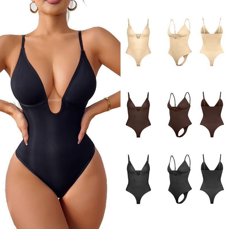 Sleek V-Line Shaping Bodysuit