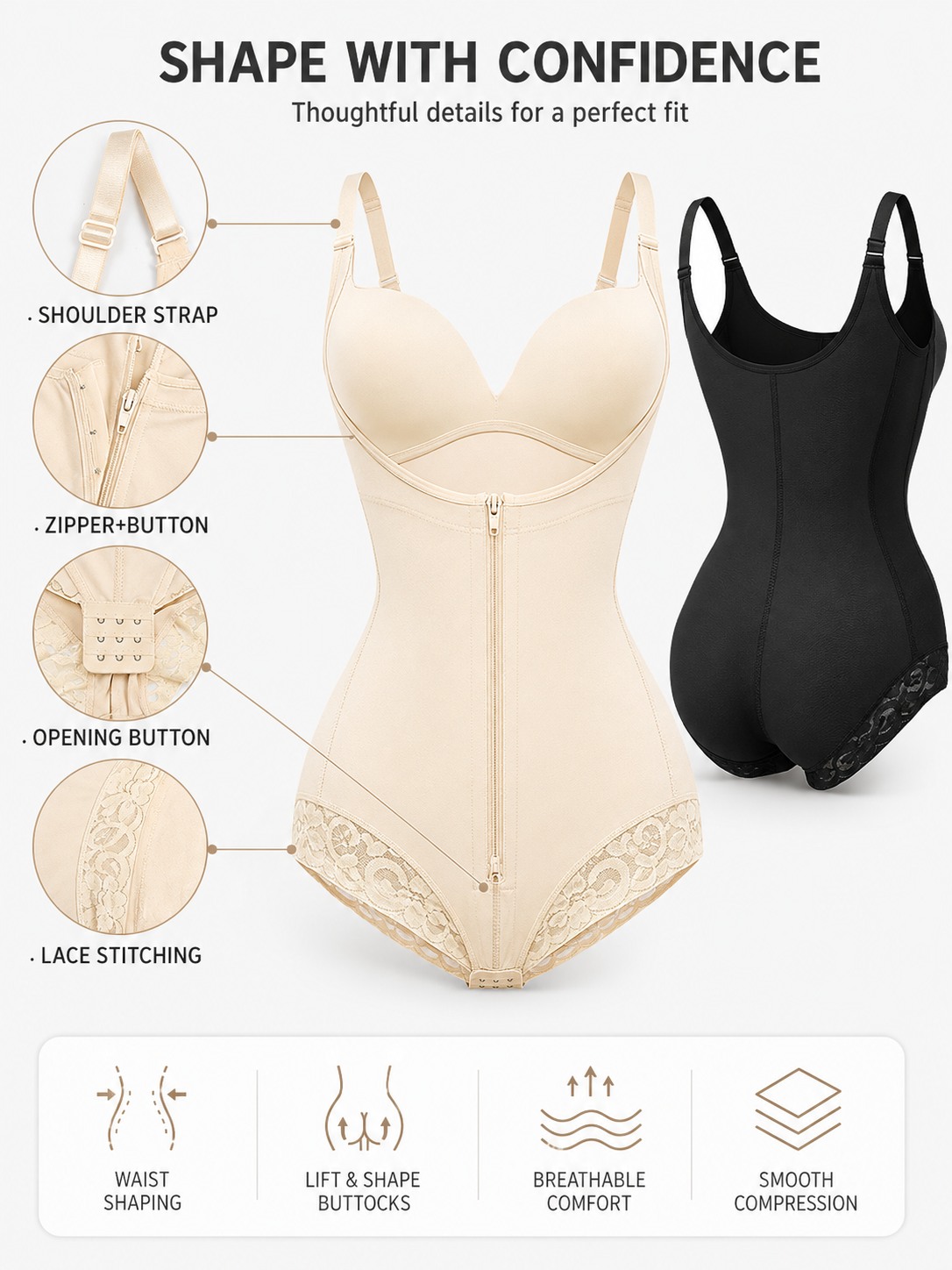 Women's Fashion One Piece Body Shaper