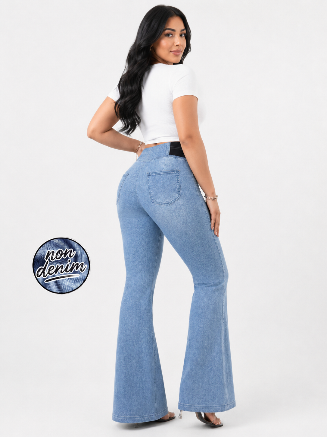 Elastic Waist Slim Fit Pants