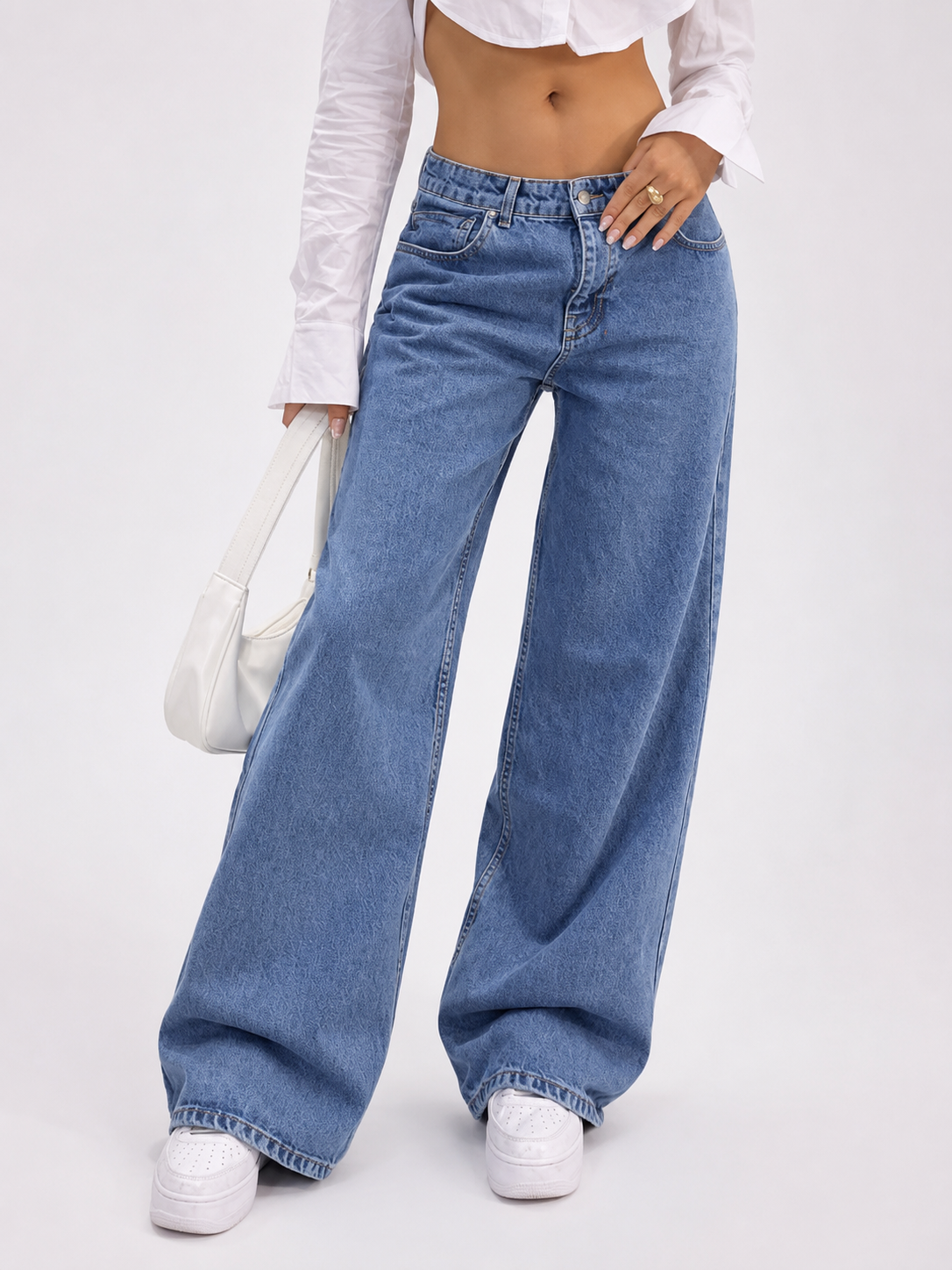 Low Waist Baggy Jeans – Blue 90S Loose Fit Jeans