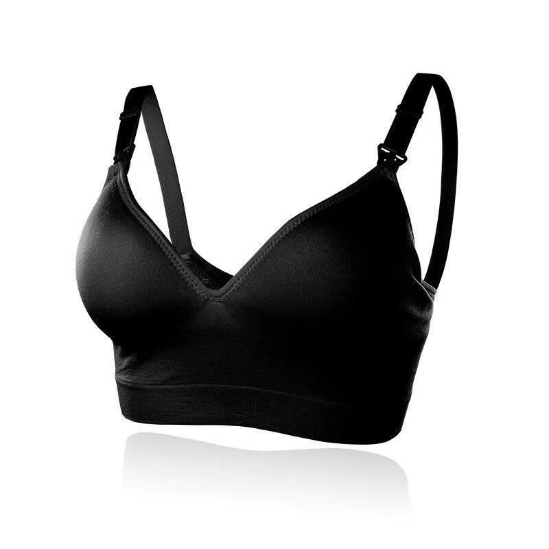 Maternity Wireless Nursing Bra Front Closure Plus Size Breastfeeding Bra