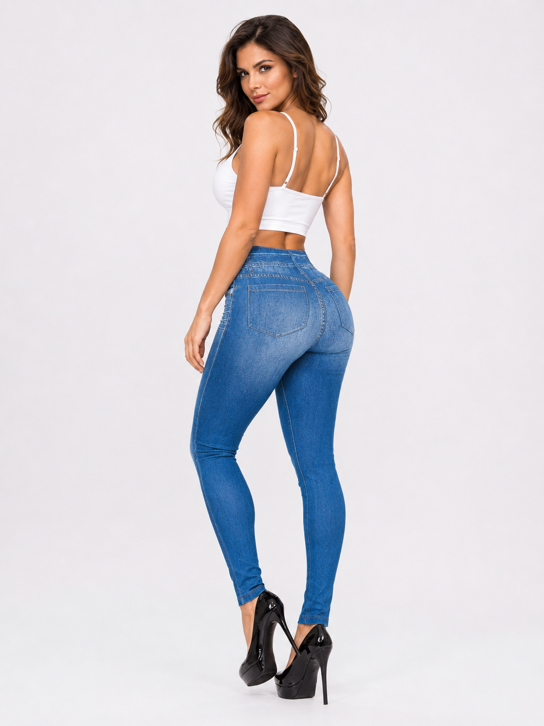 Trendy Jeans-Leggings - Stella