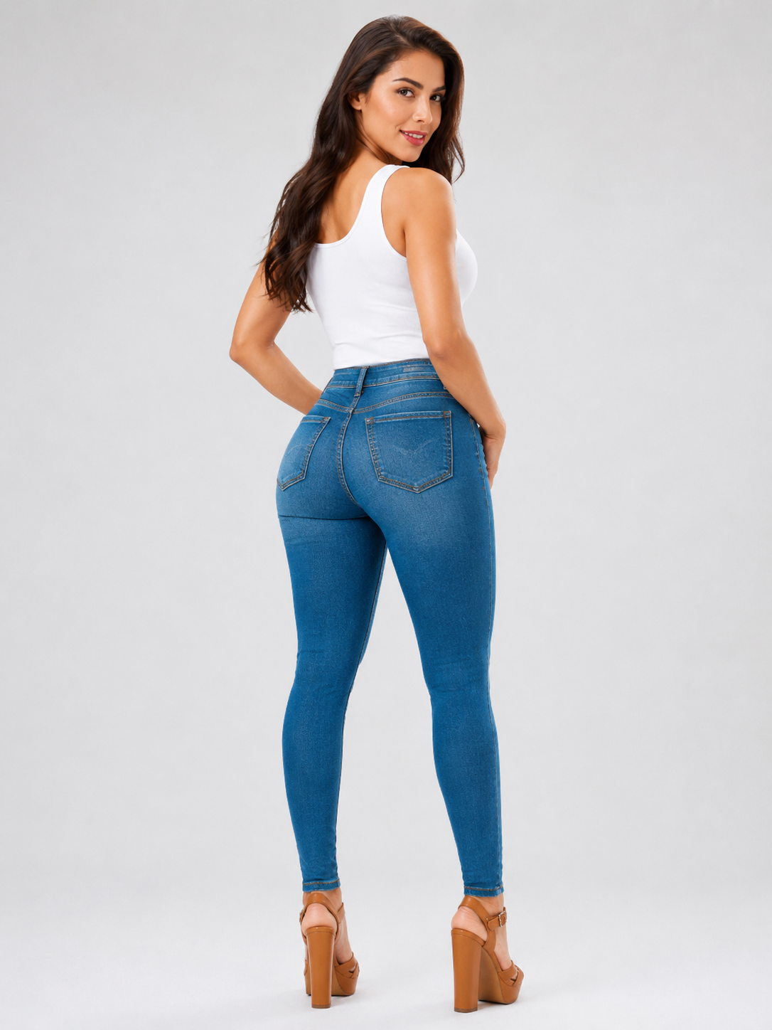 Women Winter Leggings Jeans Pants
