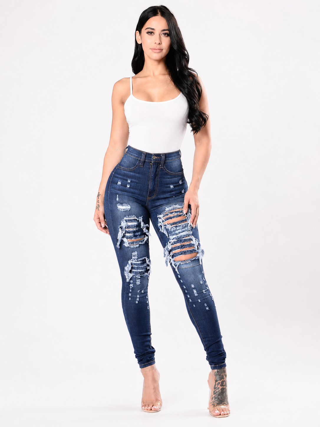 Women's Ripped Jeans Pants