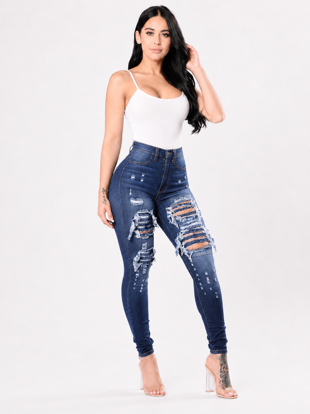 Women's Ripped Jeans Pants