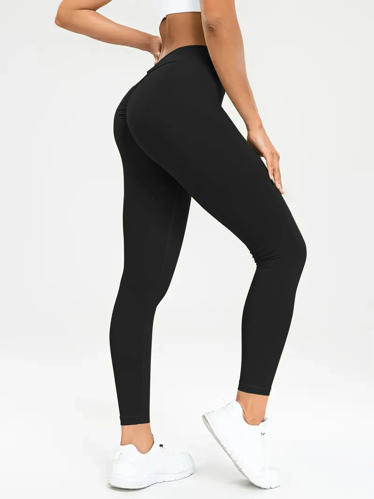 High Waist Yoga Pants Butt Lifting Stretchy Slim Fit Fitness Leggings