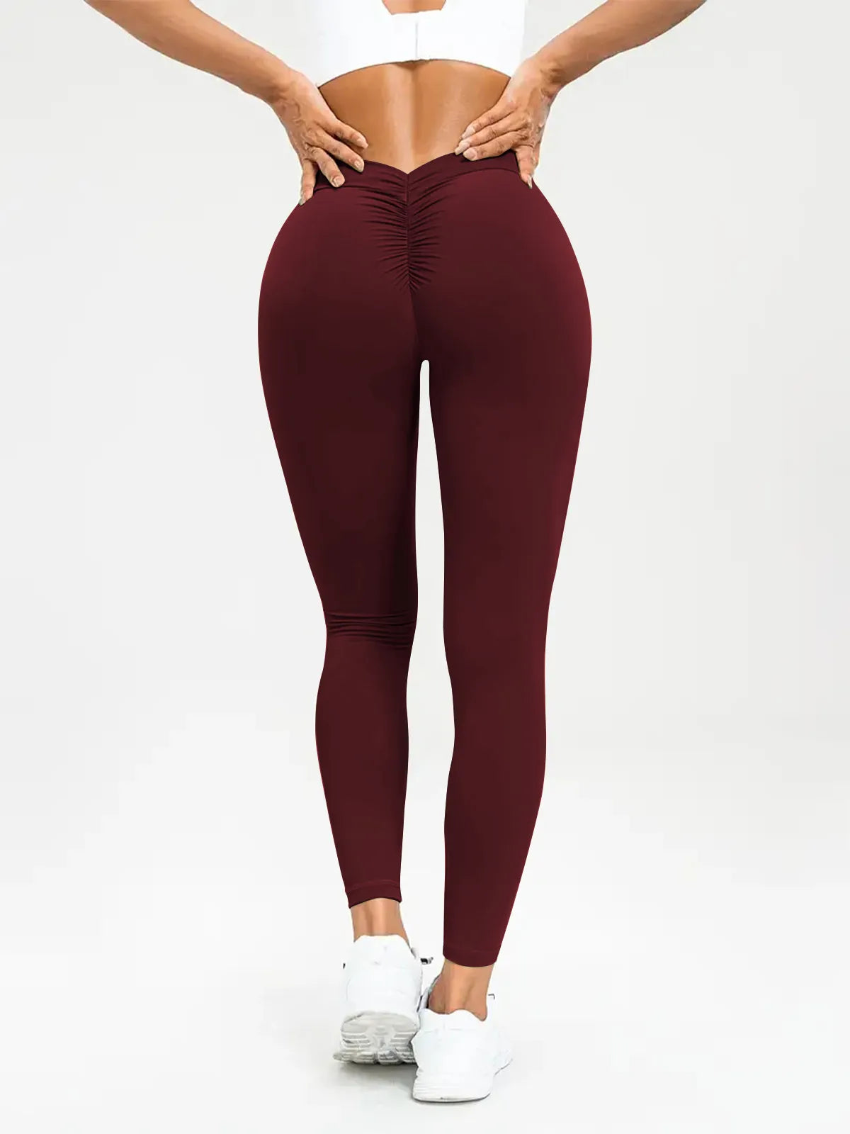 High Waist Yoga Pants Butt Lifting Stretchy Slim Fit Fitness Leggings