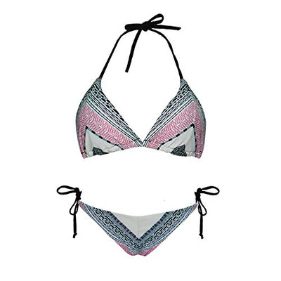 Push Up Padded Bandage Bikini Set Triangle Top Sexy Two Piece Swimsuit