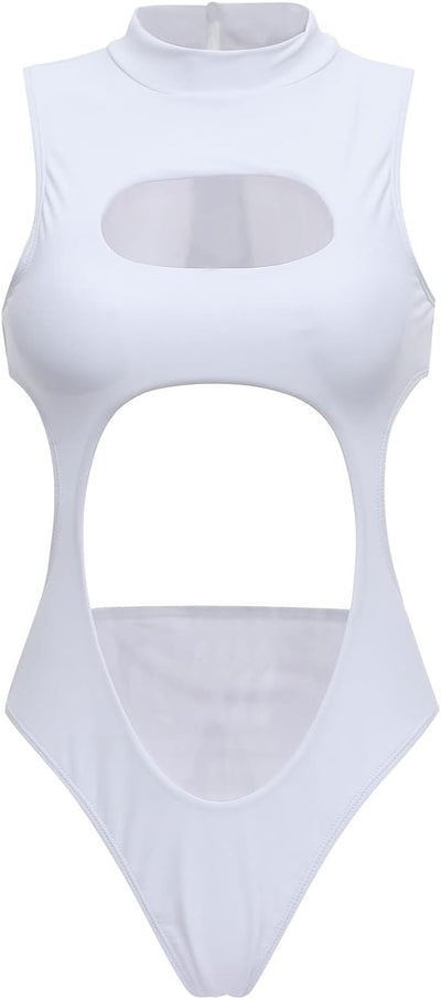 Sexy One Piece Swimsuit Bandage Hollow Out Cutout Bathing Suit Swimwear
