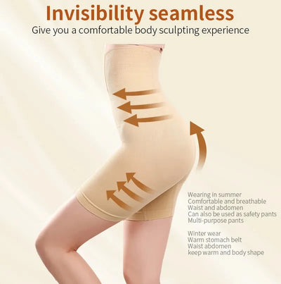 Women's Underwear High Waist Shaping Boyshort Panties Tummy Control Butt Lifting Slimming Shorts Shapewear Seamless Shaper