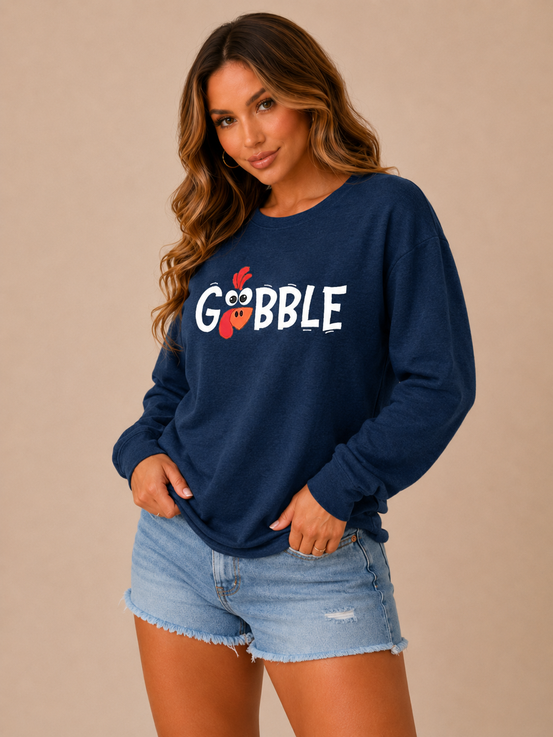 Cotton Round Neck T-Shirt Casual Short Sleeve Long Sleeve Top Spring Fall