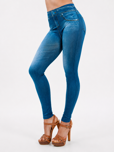 Digital Printed Hip-Lifting Stretch High-Waist Leggings