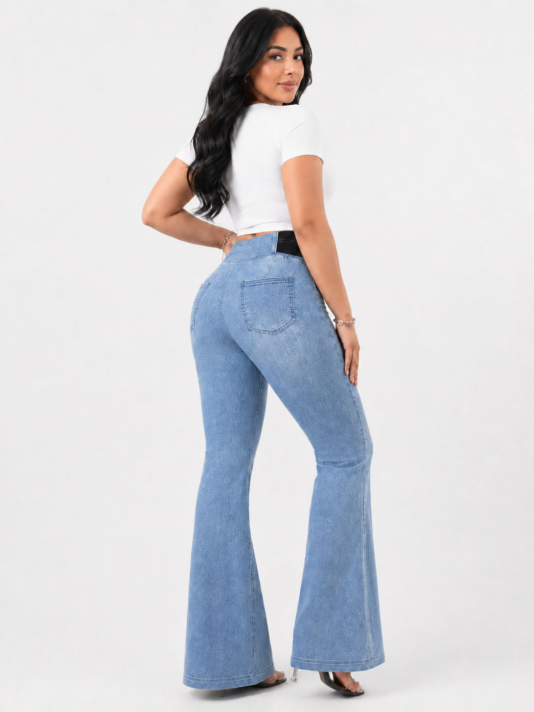 Elastic Waist Slim Fit Pants