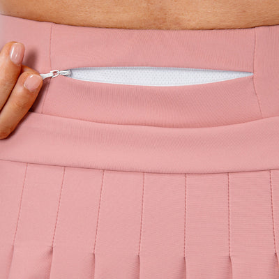 High Quality Tennis Skirt with Zipped Pocket Women Pleated Sports Skirt