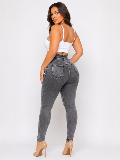 Fringed jeans