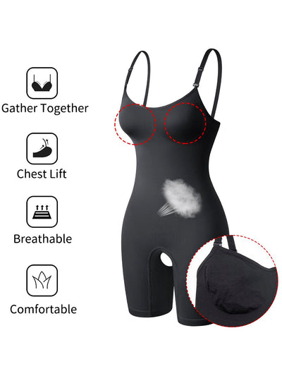 Full Body Shaper All-In-One Compression Bodysuit