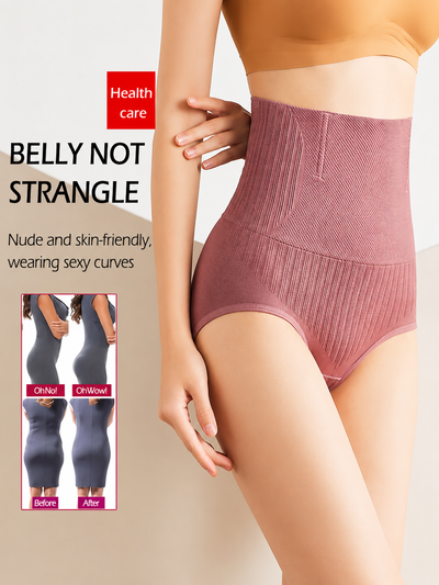 High-waisted Tummy-control Shapewear Panties