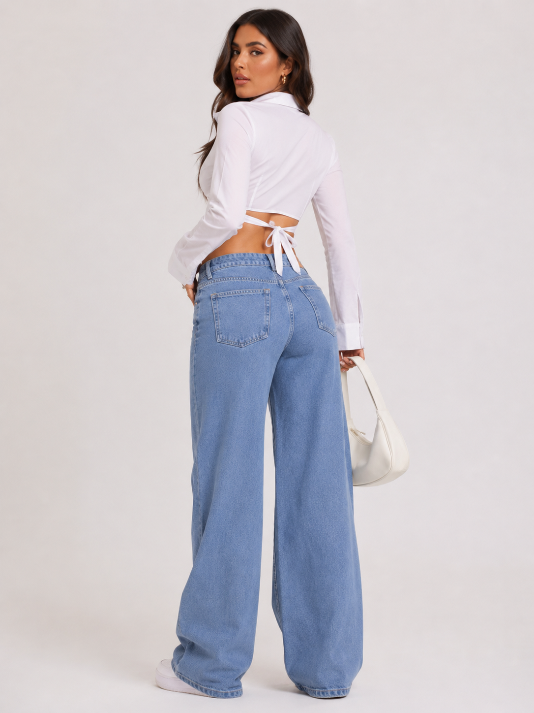Low Waist Baggy Jeans – Blue 90S Loose Fit Jeans