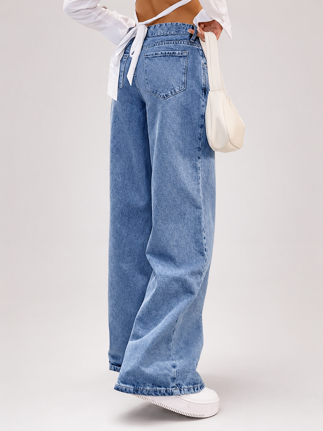 Low Waist Baggy Jeans – Blue 90S Loose Fit Jeans