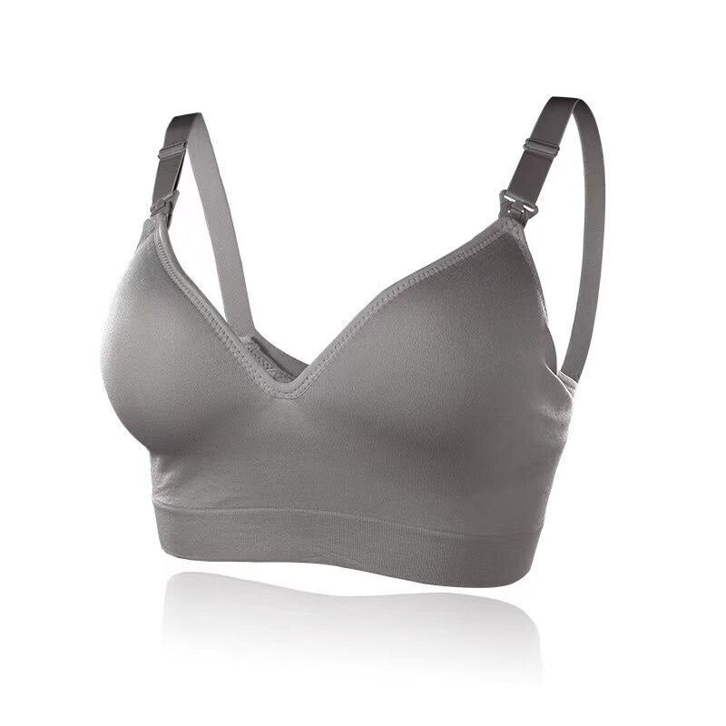 Maternity Wireless Nursing Bra Front Closure Plus Size Breastfeeding Bra