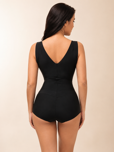 High-elastic, Non-marking One-piece Shapewear Corset Bodysuit
