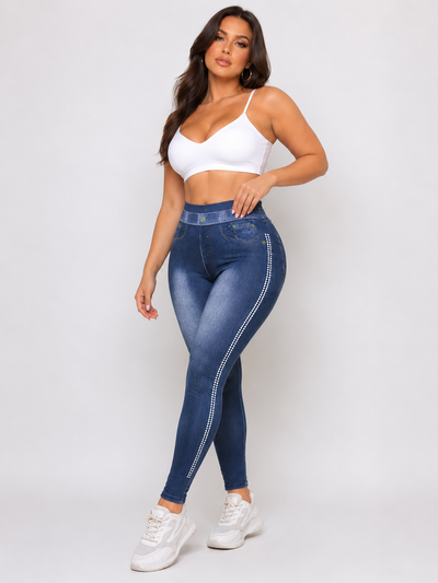Retro High Elastic Tights Hip Lifting Yoga Trousers