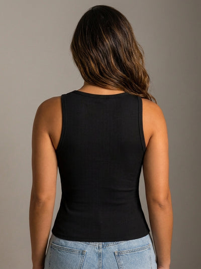 Solid Color Camisole Tank Top Y2K Style Sleeveless Vest