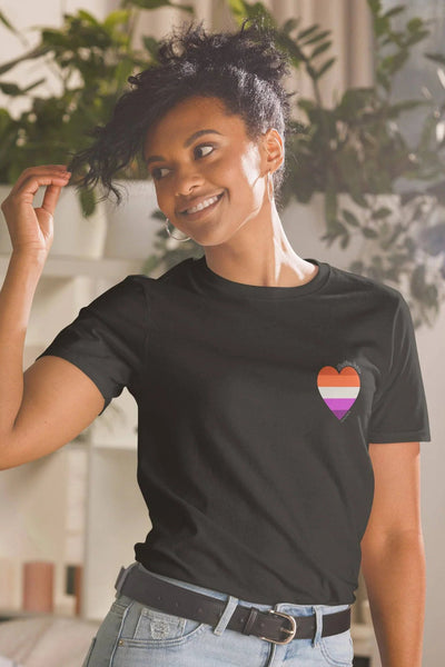 Pride Flag Heart T-Shirt