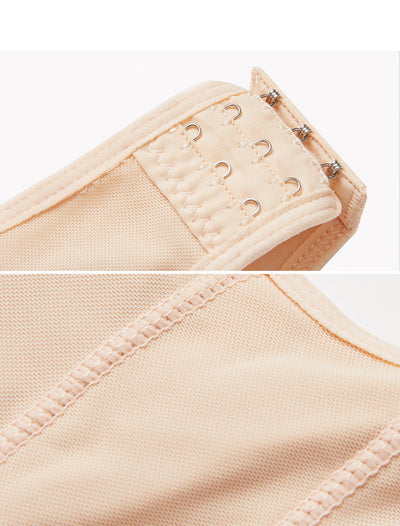 Zip up Open Crotch Body Shapewear
